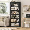 Bibliothèque - Étagère en bois sur pied - 6 tablettes 75 x Voir les images du produit 3