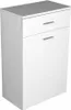 A white cabinet with two drawers and a larger cabinet door below. Náhled obrázku produktu