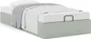 vidaXL Ottoman-Bett ohne Matratze Hellgrau 90x200 cm Samt Produktbild-Vorschau 4