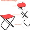 Campinghocker, Klapphocker mit Tragetasche, Halterung aus Produktbild-Vorschau 3