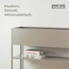 osoltus Pflanzkasten Raumteiler cube Warmgrey Grau Konsole Produktbild-Vorschau 4