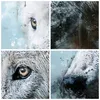 Gerahmtes Poster - Schwarzer Rahmen - Weiß Der Wolf Bild - Produktbild-Vorschau 9