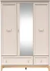 Kombinierter Kleiderschrank mit Spiegel 136 cm ELLENSBURG - Produktbild-Vorschau 1