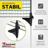 horizont Begrenzungszaun FIX 20 m x 80 cm – mobiler Zaun Produktbild-Vorschau 3