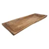 Holztablett Holzbrett Dekoschale Holzschale braun 58x22 cm Produktbild-Vorschau 6