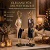 formano Hirsch Figuren 2er Set 38 cm Gold Weihnachten Produktbild-Vorschau 2