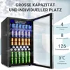 EUHOMY 90L Getränkekühlschrank, Minikühlschrank für 126 Produktbild-Vorschau 1