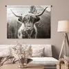MuchoWow® Wandteppich Wandbehang Scottish Hochlandrind - Produktbild-Vorschau 5