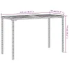 vidaXL Gartentisch mit Akazienholz-Platte Grau 115x54x74cm Produktbild-Vorschau 9
