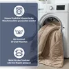 Wellsoft Bettdecke Beige 155x220 cm – Wendbare Produktbild-Vorschau 9