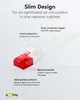 goobay CAT 6 Slim patch kabel U/UTP bílý 10 m Náhled obrázku produktu 6