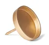 Novaliv 8x Kerzentülle ohne Dorn 8,5cm GOLD ALUMINIUM Produktbild-Vorschau 3