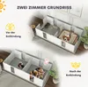 PawHut porodní box pro štěňata, výběh pro štěňata s Náhled obrázku produktu 5