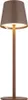 LED Tischleuchte, braun, Touchdimmer, Akku, H 36 cm Produktbild-Vorschau 8