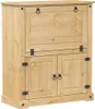 vidaXL Vinotéka  97x45x114 cm z masivního borovicového Náhled obrázku produktu 1