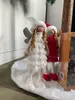 Zimní vánoční figurka 40cm skřítek sněhový anděl Vánoční Náhled obrázku produktu 3