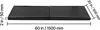 A black fitness wall pad is shown with dimensions indicated. Anteprima dell’immagine prodotto