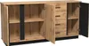 Minio, Kommode 179 cm, Sideboard "Lamia", mit MDF Lamellen, Produktbild-Vorschau 2