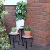 Blumenhocker 3er Set Mosaik rund Garten Blumenständer Produktbild-Vorschau 2