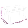 vidaXL Tritthocker 38x26x22 cm Massivholz Akazie -  Produktbild-Vorschau 9