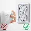 Intirilife copripresa in BIANCO - set di 20 protezioni per Anteprima dell’immagine prodotto 2