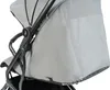 A close-up view of a stroller's canopy and handle. Produktbild-Vorschau
