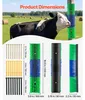 SucceBuy Kratzbürste 43x10 cm, Viehbürste 4er-Set mit 16 Produktbild-Vorschau 7