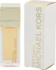 A bottle of Michael Kors Sexy Amber perfume and its packaging are displayed side-by-side against a white background. Náhľad obrázku produktu