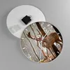 Wanduhr - Rund - Glasuhr - Kitz Hirsch Tier wild - 30x30cm Produktbild-Vorschau 2