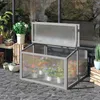 Outsunny Serre Nursery avec couvercle en bois et Voir les images du produit 2