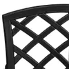 vidaXL 3dílná sada Bistro Set Cast Aluminium Black Náhled obrázku produktu 4