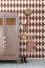 ESTAhome Tapete Karomuster Dunkelviolett und Beige 50 x 900 Produktbild-Vorschau 4