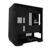 The image shows the interior of a black computer case. Produktbild-Vorschau