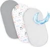Spannbettlaken Kinderwagen Stubenwagen Set - 2 x Bezug + Produktbild-Vorschau 1