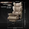 A diagram showing the dimensions of an ergonomic office chair. Voir les images du produit