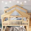 Kinder-Etagenbett 90x200 + 140x200 cm im Haus-Design mit Produktbild-Vorschau 13