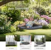 A child on a swing in a garden, with smaller images showing the swing in different locations. Anteprima dell’immagine prodotto