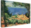 Leinwandbild (100x70cm): Paul Cézanne - L'Estaque Produktbild-Vorschau 1