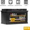 BSA EFB Batterie 80Ah 12V Start Stop Batterie Autobatterie Produktbild-Vorschau 2