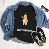 Mr. & Mrs. Panda Größe M T-Shirt Bär Geburtstag - Schwarz - Produktbild-Vorschau 2