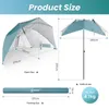 Strandmuschel mit Sonnenschirm – 3-in-1 Sonnenschutz, Produktbild-Vorschau 2