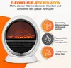 MONZANA® Heizlüfter Kamin Optik Elektrokamin 1500W LED Produktbild-Vorschau 5