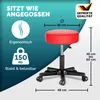 CASARIA® Rollhocker Höhenverstellbar 10 cm Polsterung 46-60 Produktbild-Vorschau 4
