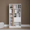 Lotus Bücherregal, Weiß & Atlantic Pine Elegant, Geräumig, Produktbild-Vorschau 1
