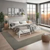 tectake® Metallbett Malta 140 x 200 cm Produktbild-Vorschau 8