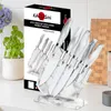 KAZUSHI Messerblock mit Messer 6-teilig, Weiß Scharfe Produktbild-Vorschau 6