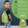 HECKBO Kinder Turnbeutel mit Sichtfenster & Dschungel-Motiv Produktbild-Vorschau 3