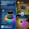 Lot de 2 lampes solaires décoratives, effet mandala, pour Voir les images du produit 6