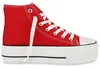 VAN HILL Damen High-Top Sneaker mit Plateausohle - Canvas Produktbild-Vorschau 2