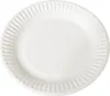100 flache Pappteller weiß rund Durchmesser 15 cm Produktbild-Vorschau 2